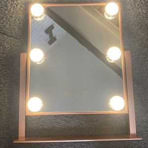 TRI-TONE MAKEUP MIRROR, Rose Gold